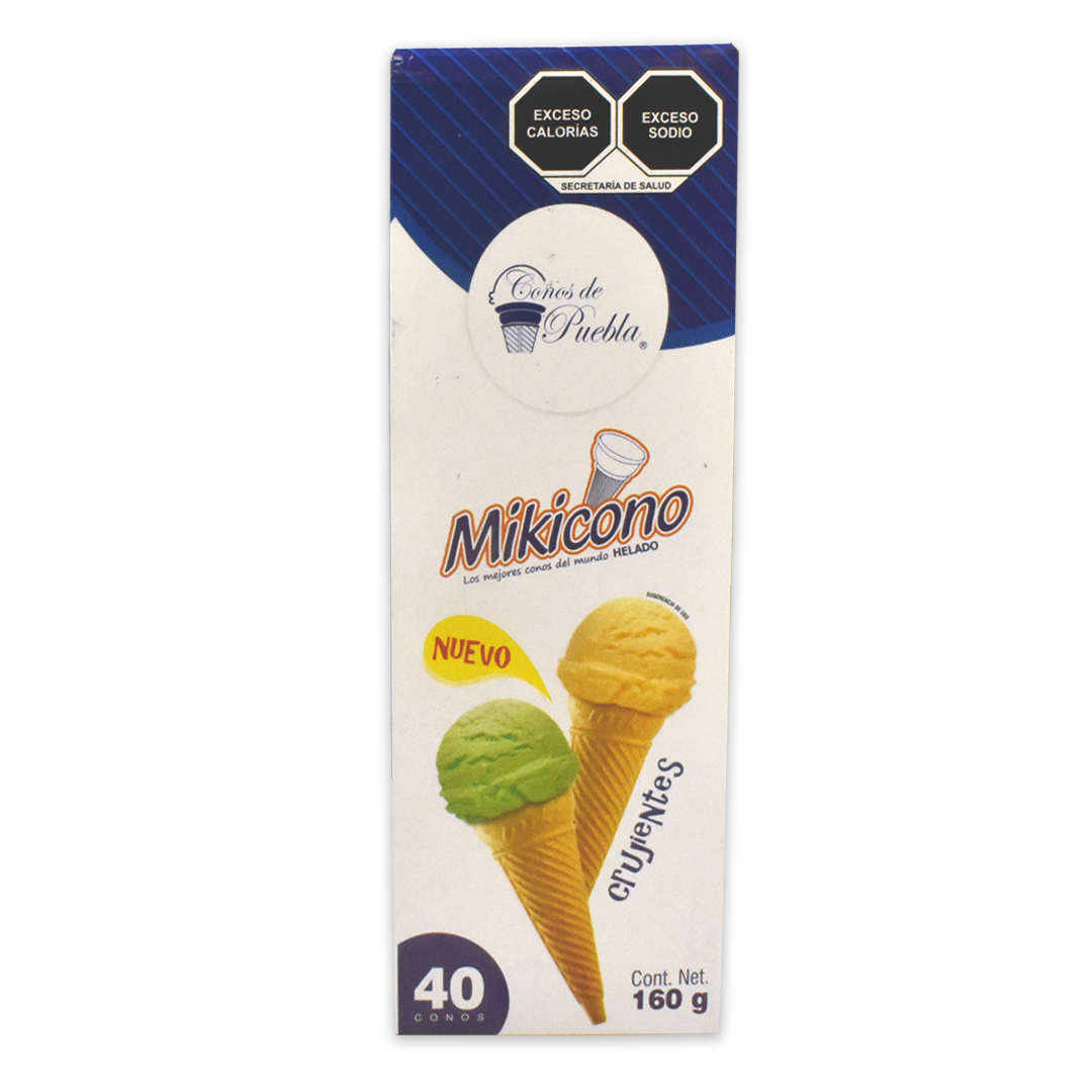 Mikicono Para Helado 40 piezas