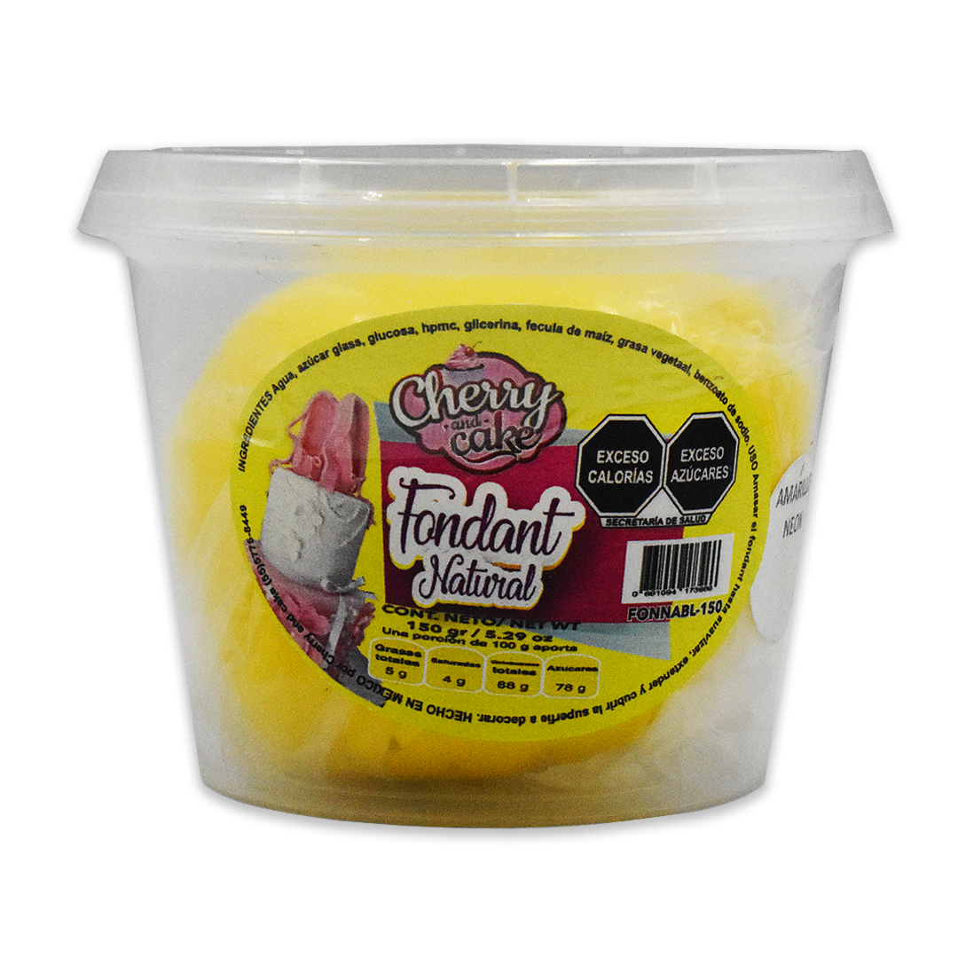 Fondant Amarillo Neon Cherry 150 G