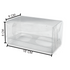 Caja P/Muffin De Acetato 2 Cav 16x8x8 Cm (06000)