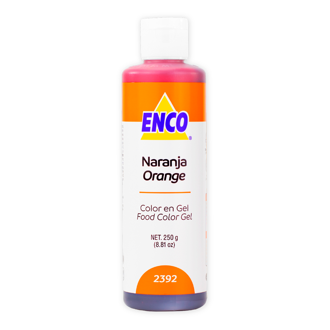 Color En Gel Naranja Enco 250 G