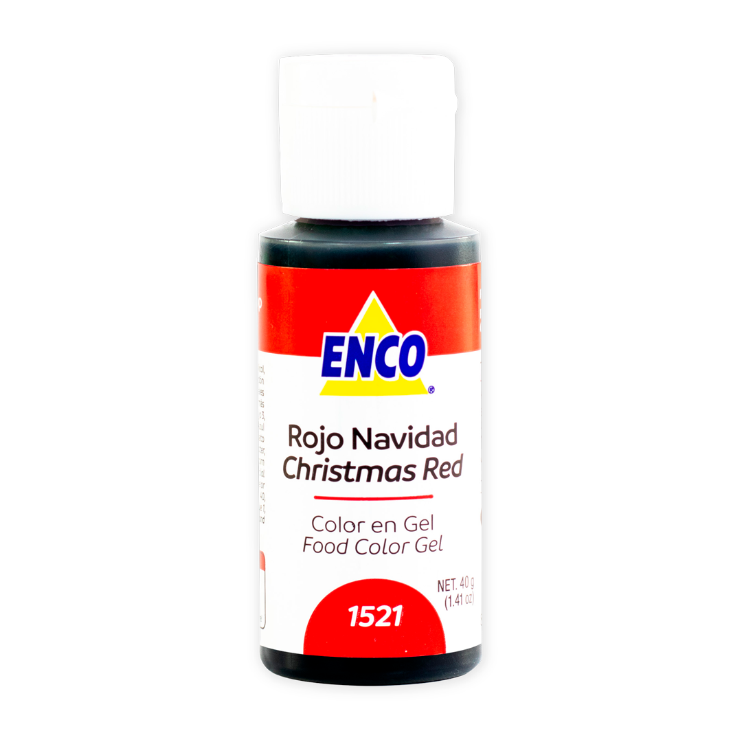 Color En Gel Rojo Navidad Enco 40 G