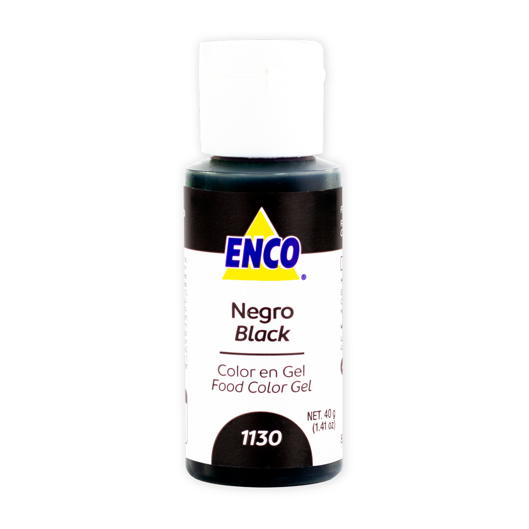 Color En Gel Negro Enco 40 G
