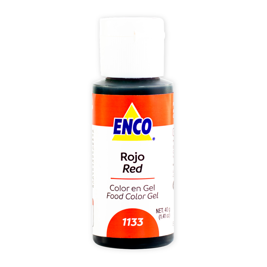 Color En Gel Rojo Enco 40 G