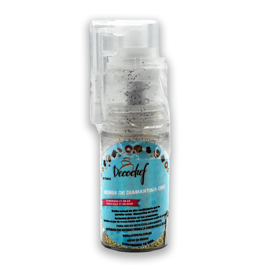 Spray Diamantina Oro Decochef 10 Gr