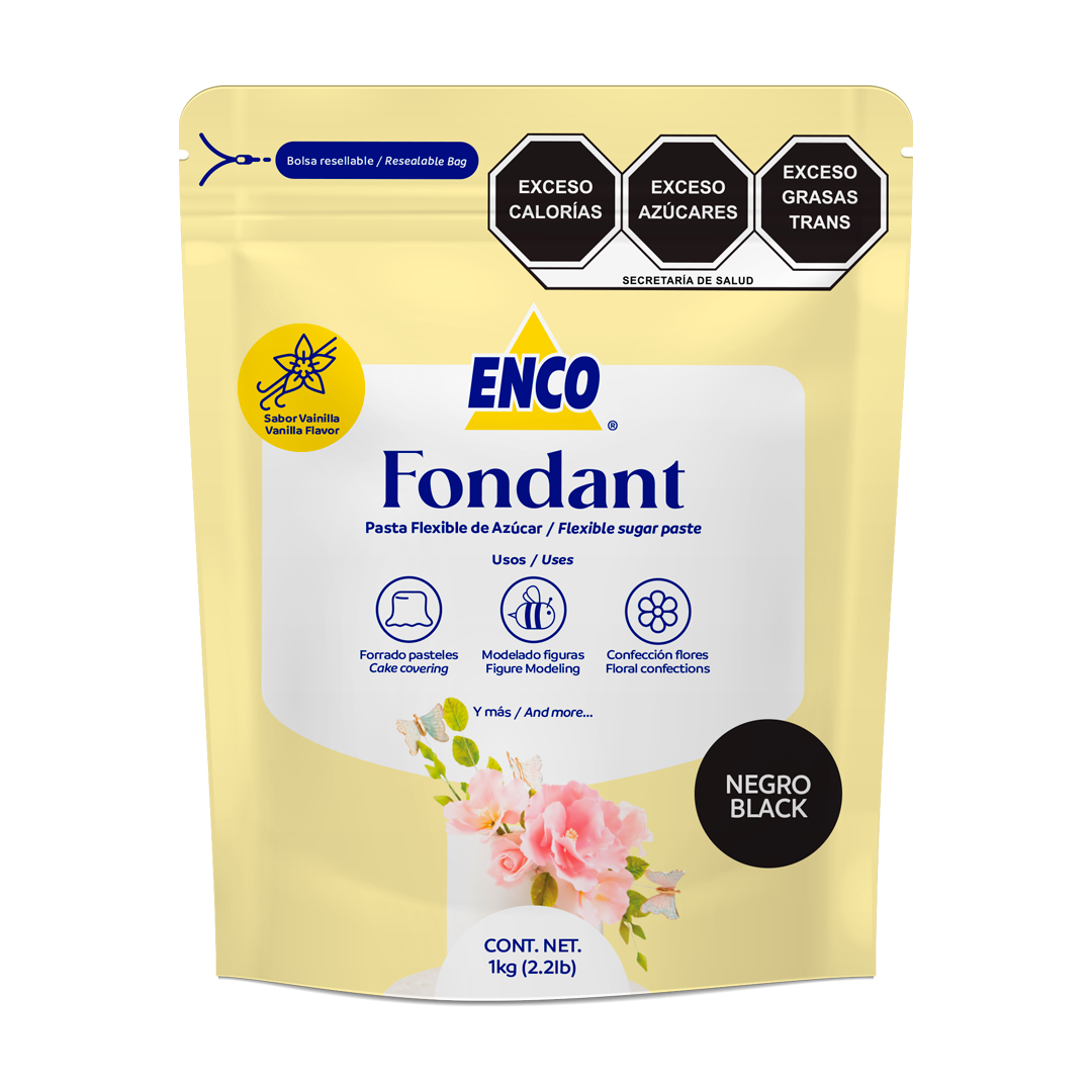 Fondant Negro Enco 1 K