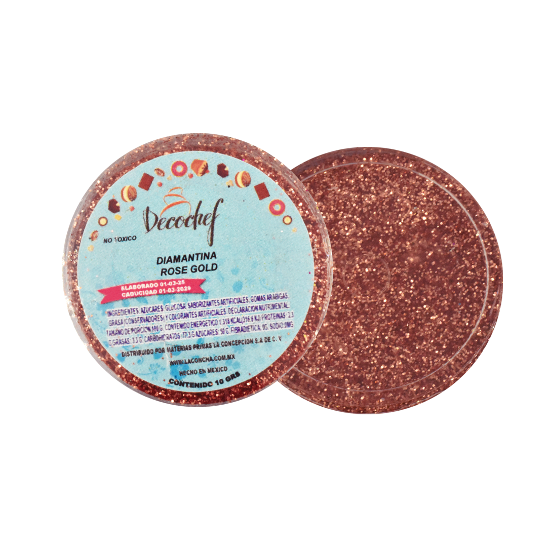 Diamantina Rose Gold 10 G Decochef