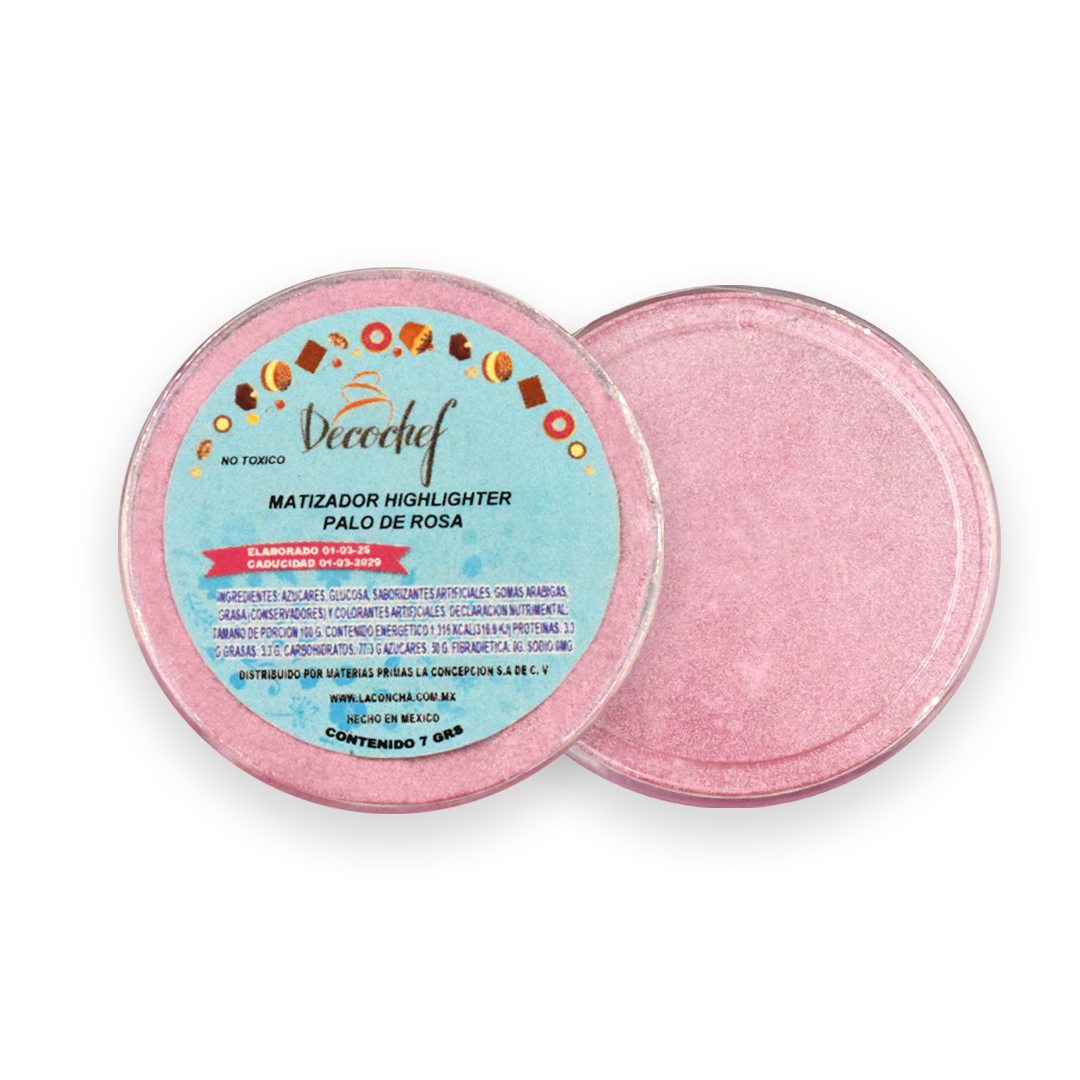 Matizador Highlighter Palo De Rosa 7 G Decochef