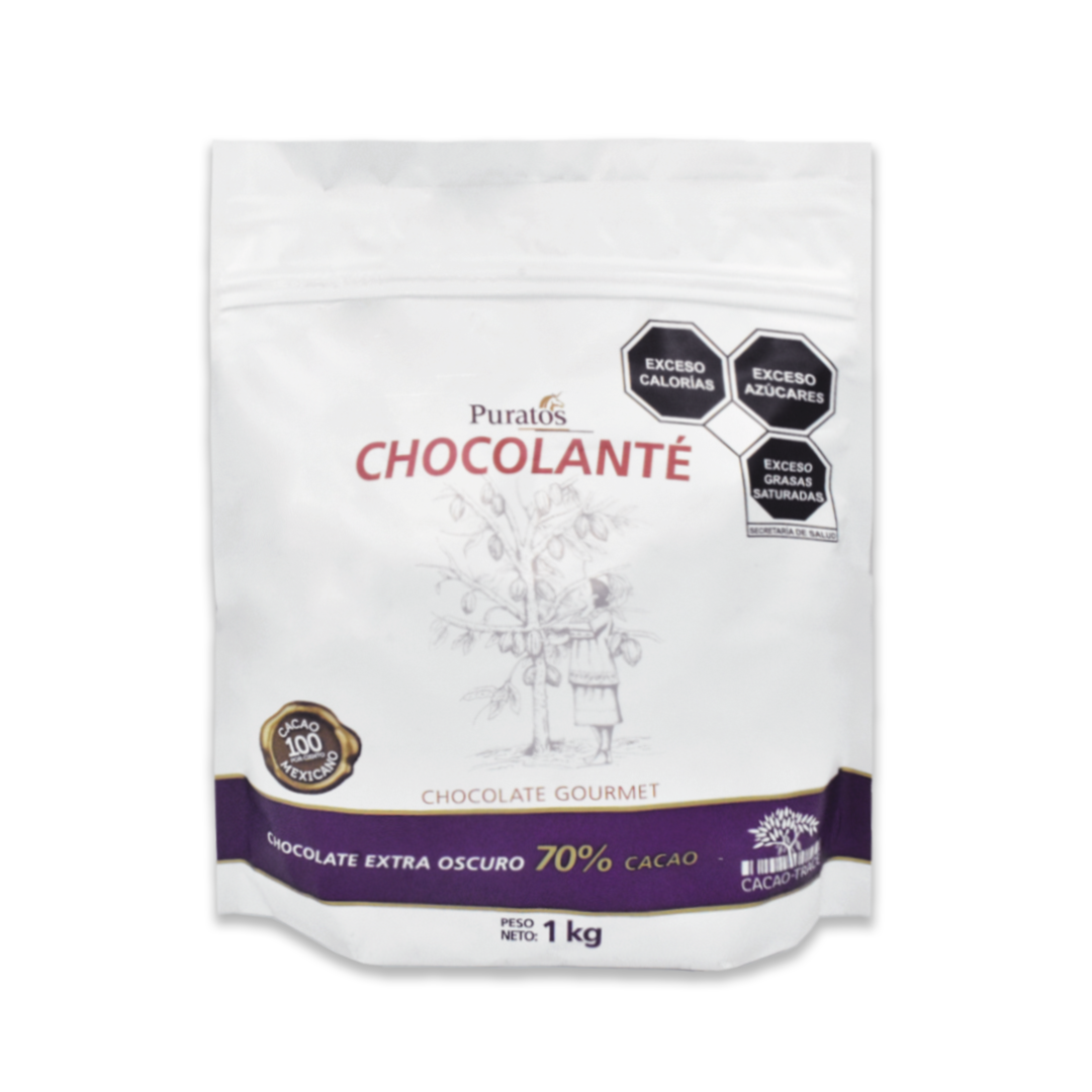 Chocolante Extra Oscuro 70% Gota 1 Kg