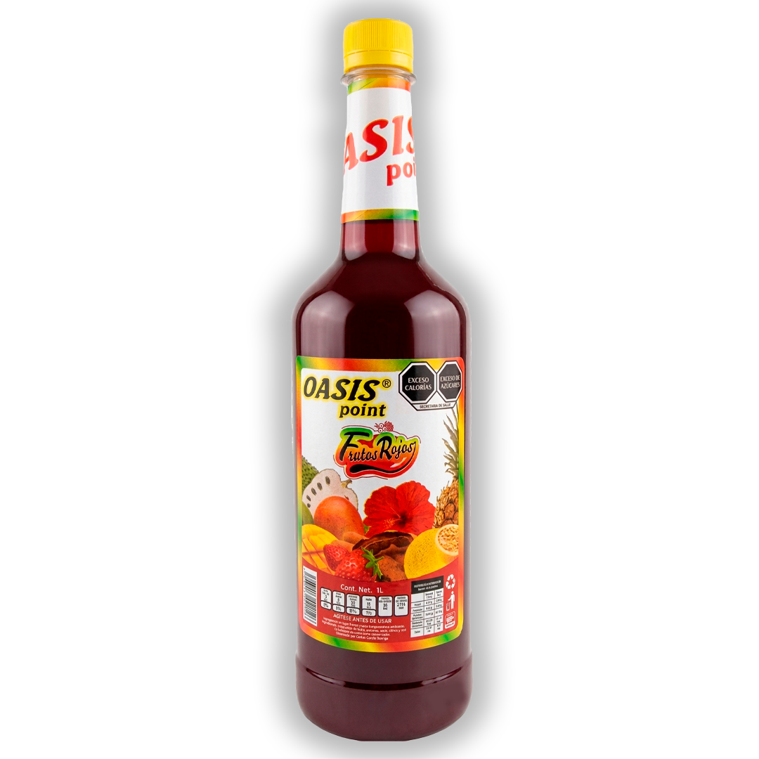 Jarabe Frutos Rojos Oasis 1 L