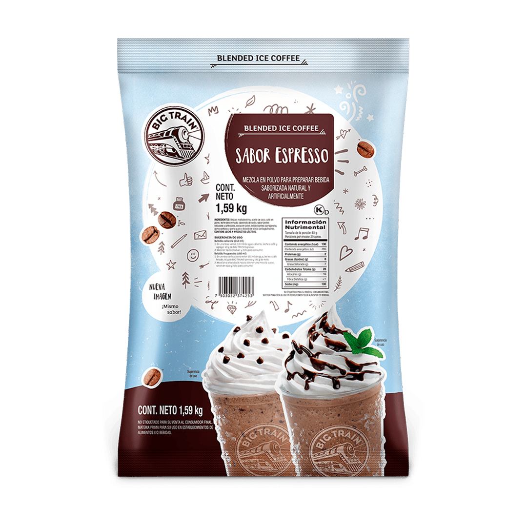Polvo Big Train Espresso 1.59 Kg
