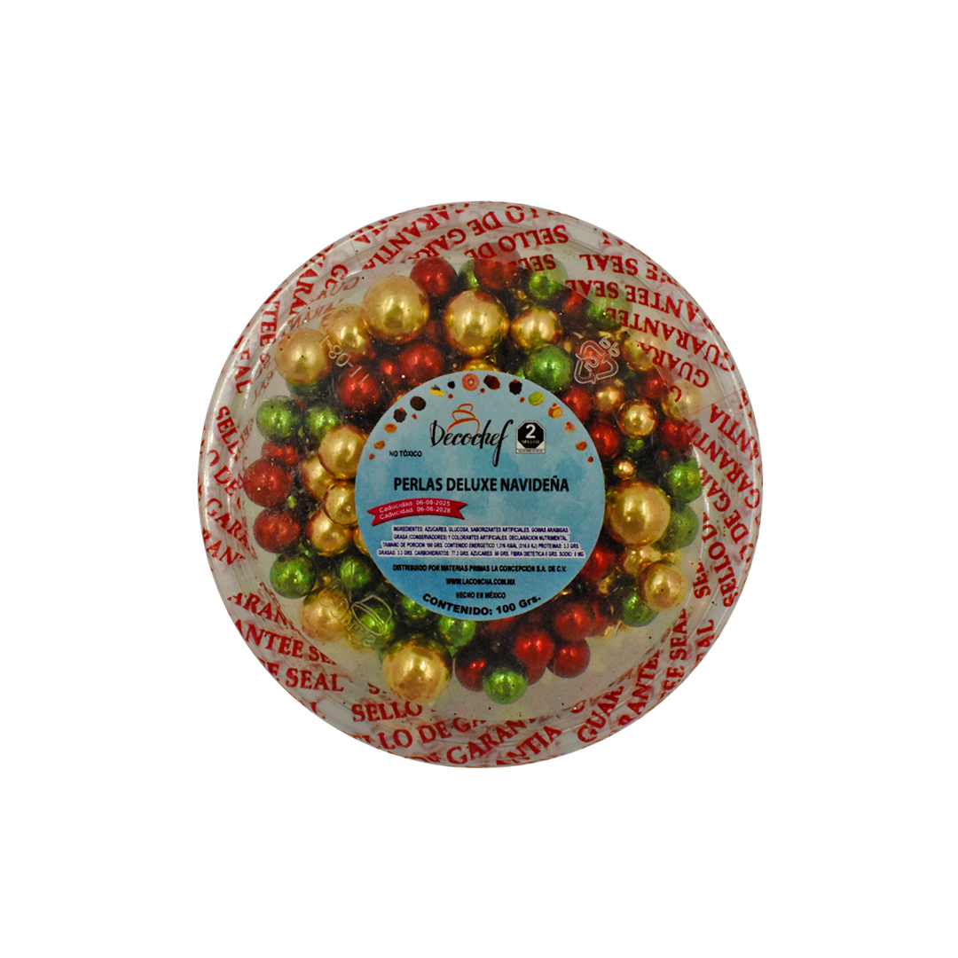 Perlas Deluxe Navideña 100 G Decochef