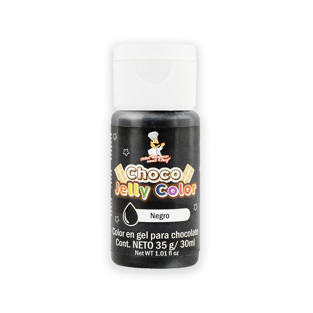 Choco Jelly Color Negro Ma Baker 35 G