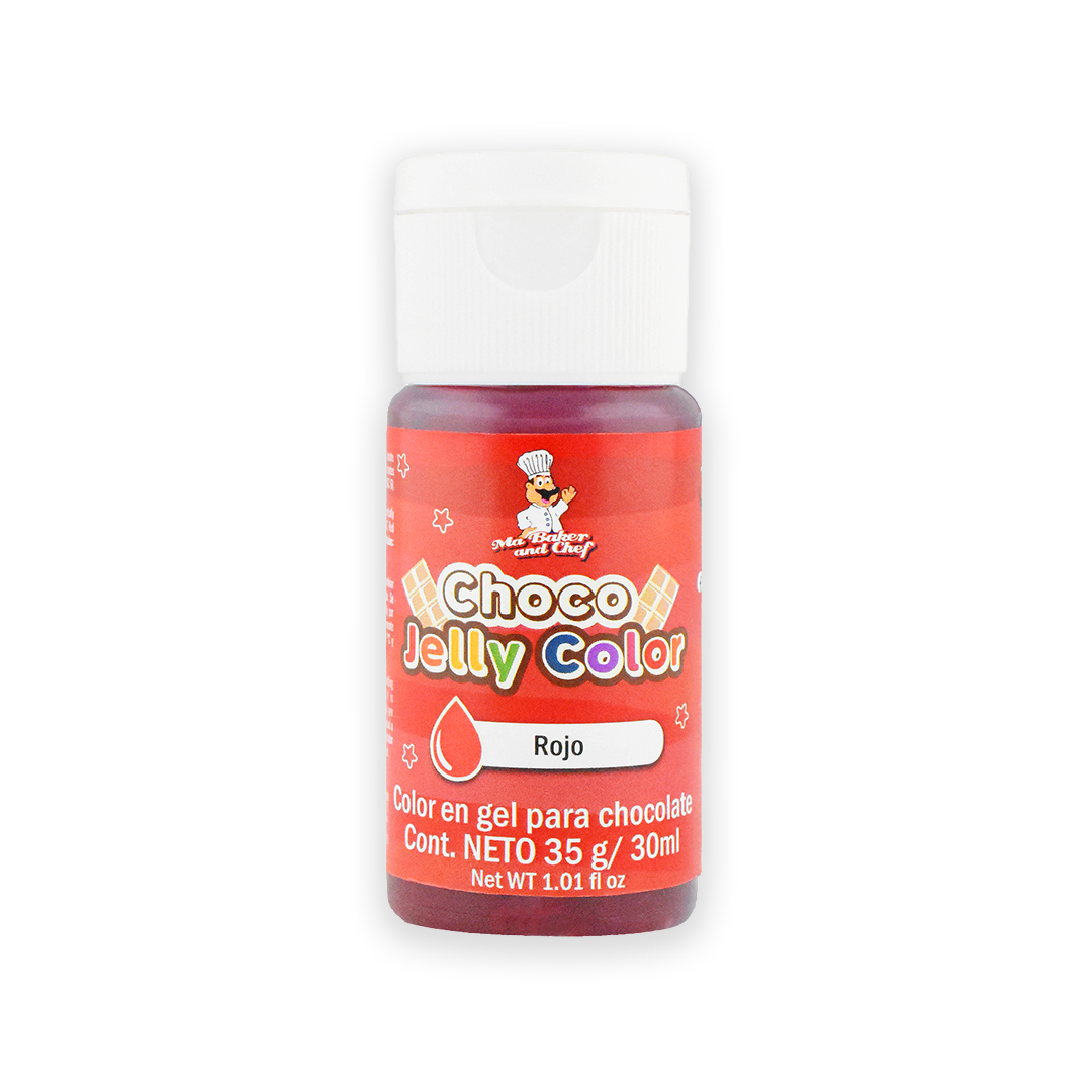 Choco Jelly Color Rojo Ma Baker 35 G