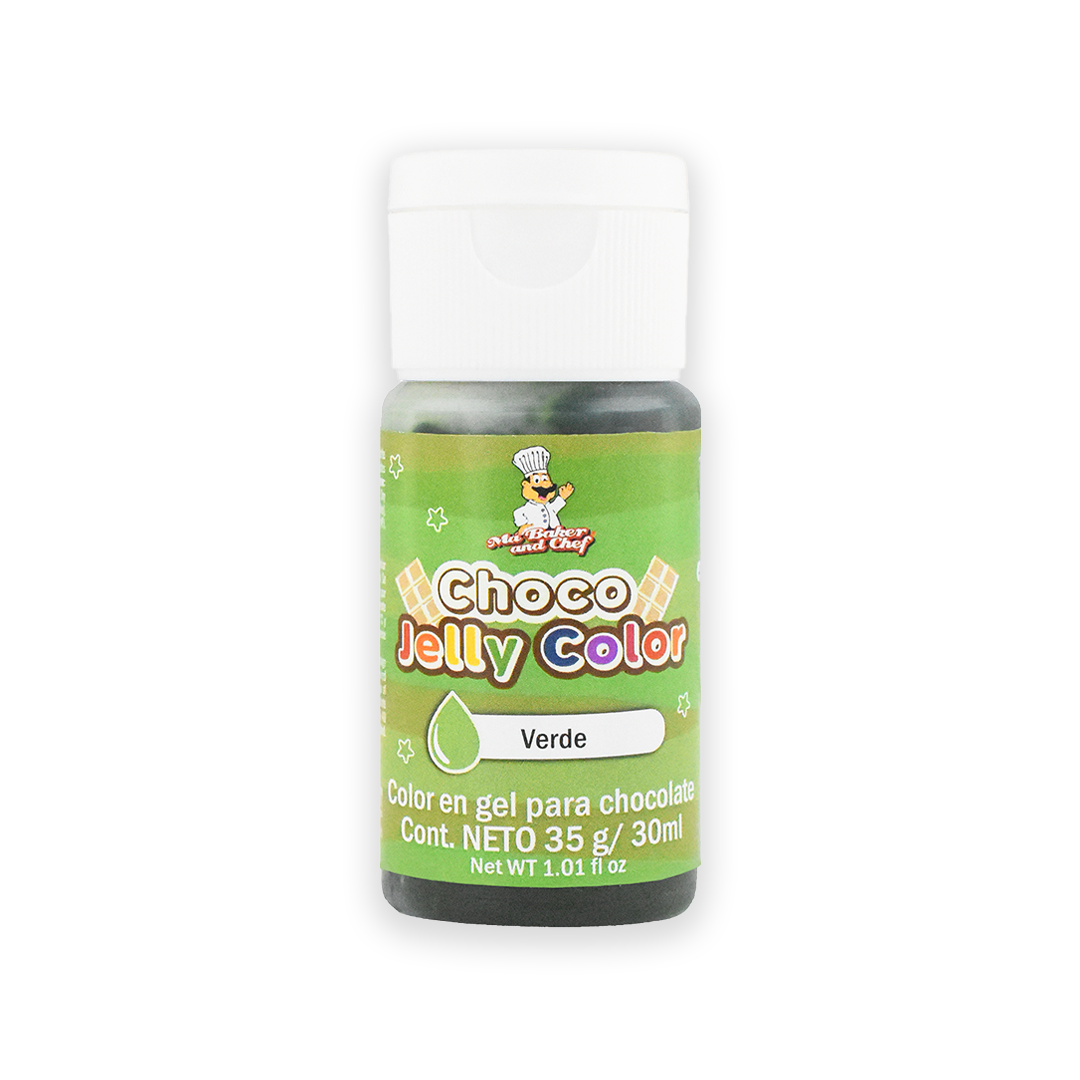 Choco Jelly Color Verde Ma Baker 35 G