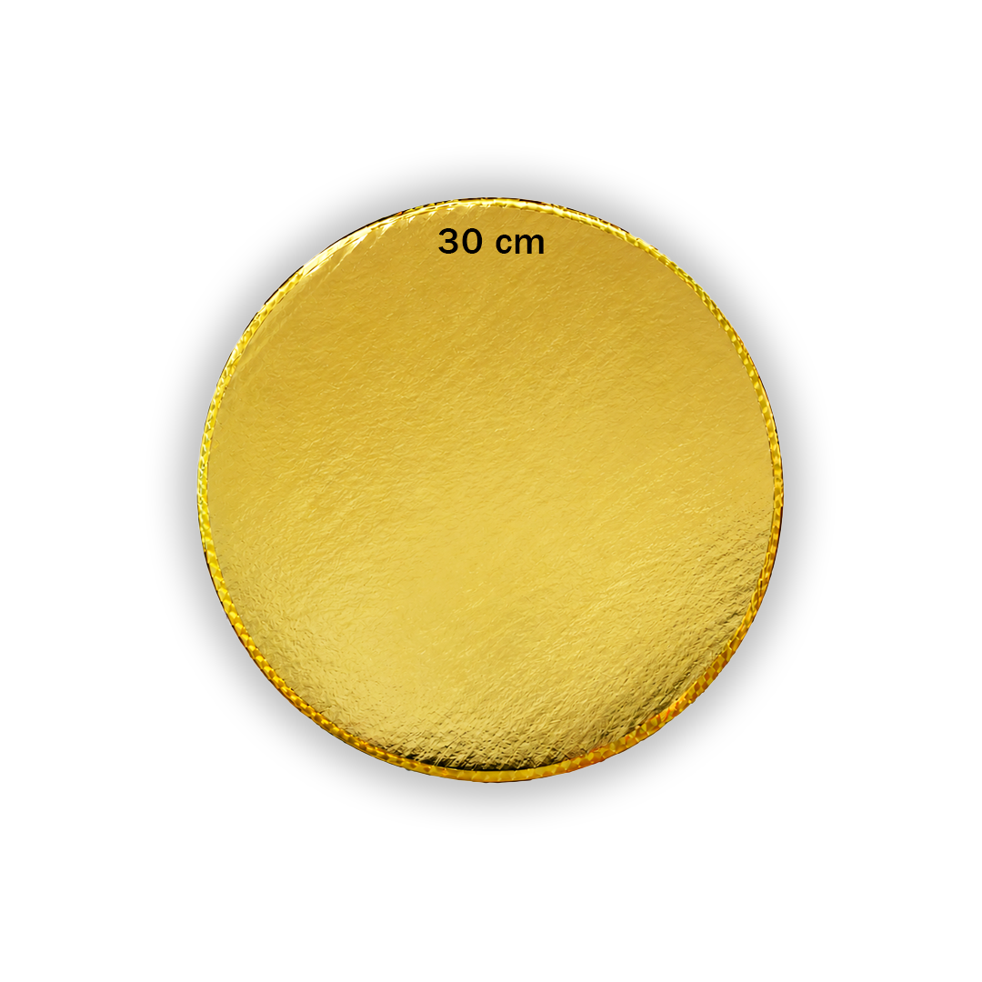 Base Decochef Carton Dorado Doble Liston 30 cm