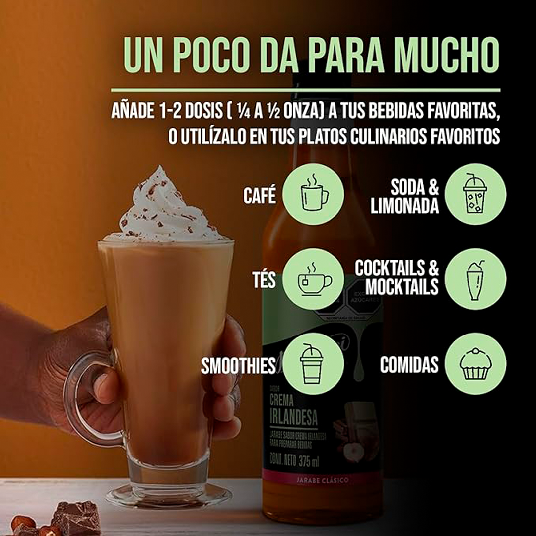 Jarabe DaVinci Crema Irlandesa 375 ml