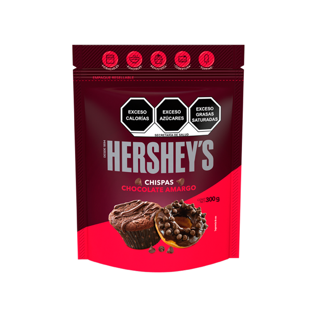 Kises Mini Hershey Choco Amargo 300 Gr