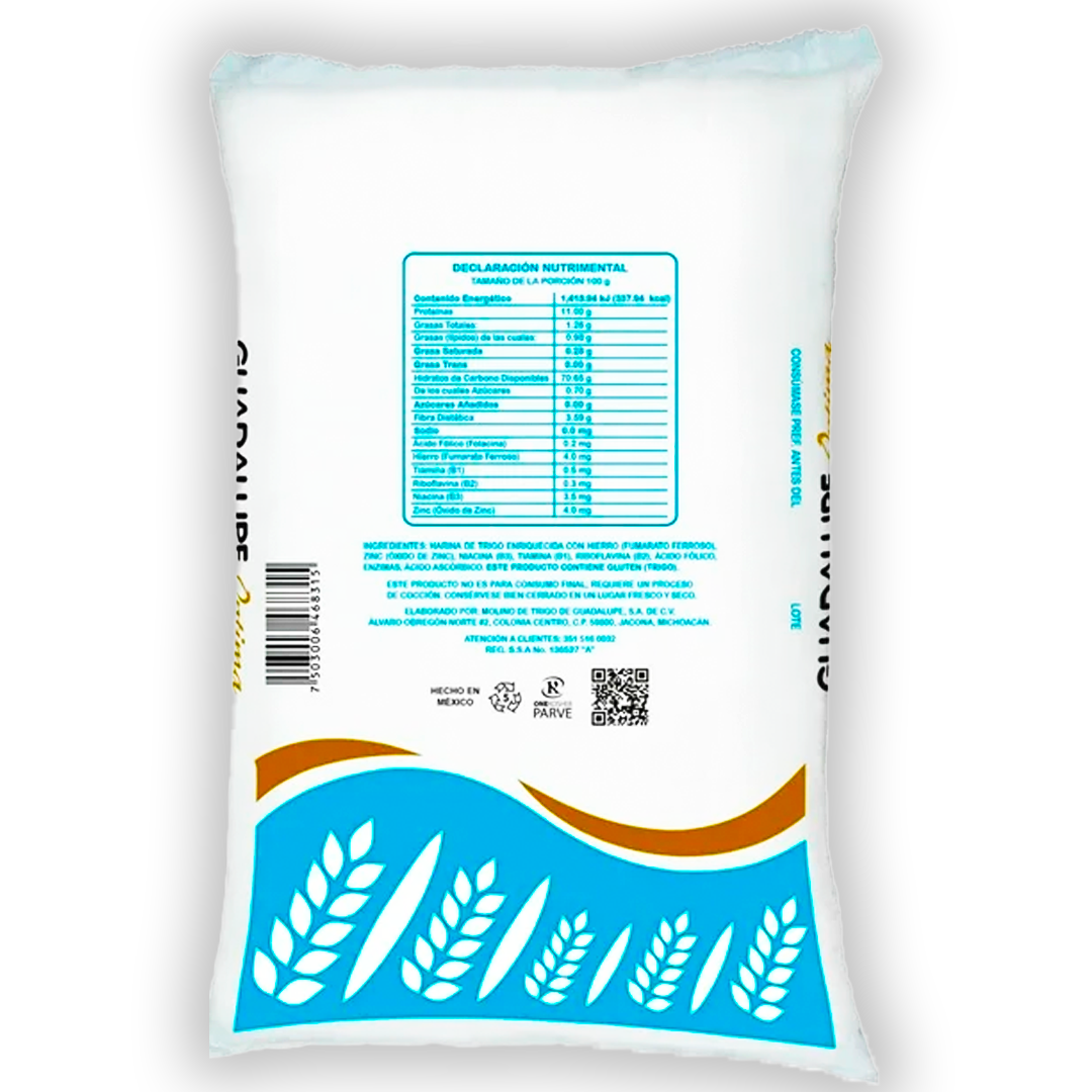 Harina Guadalupe Optimo bulto c/25 kg