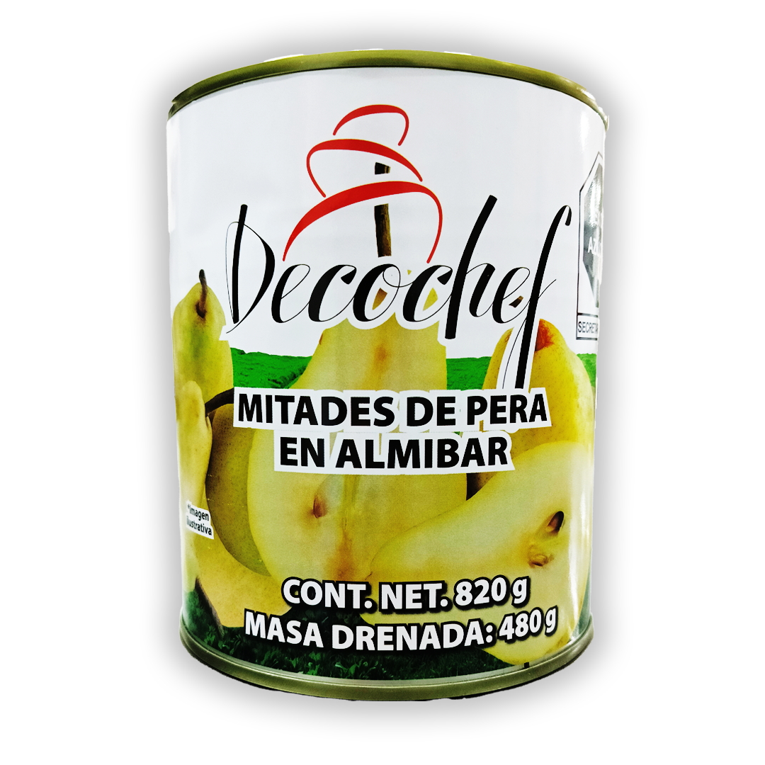 Pera en Almibar Decochef .820 G