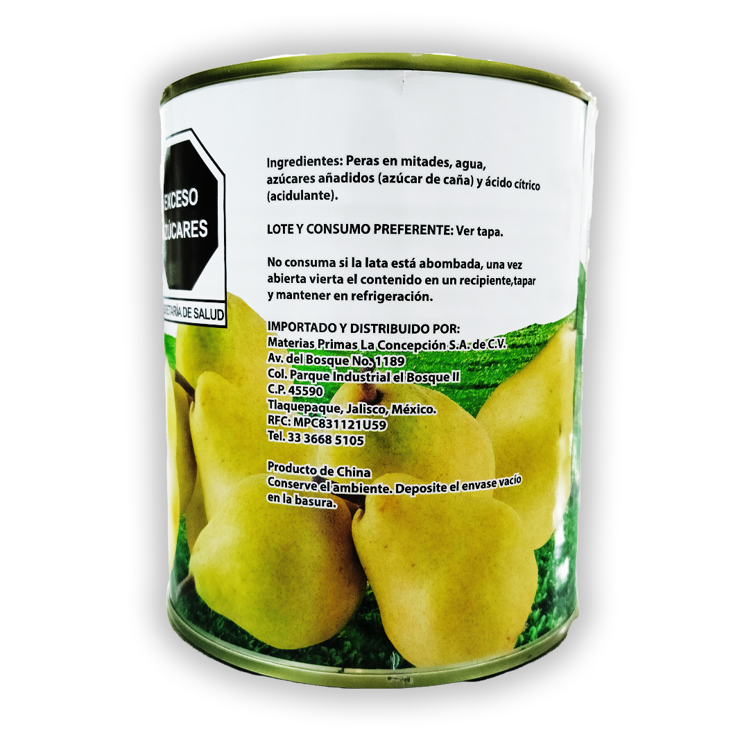 Pera en Almibar Decochef .820 G