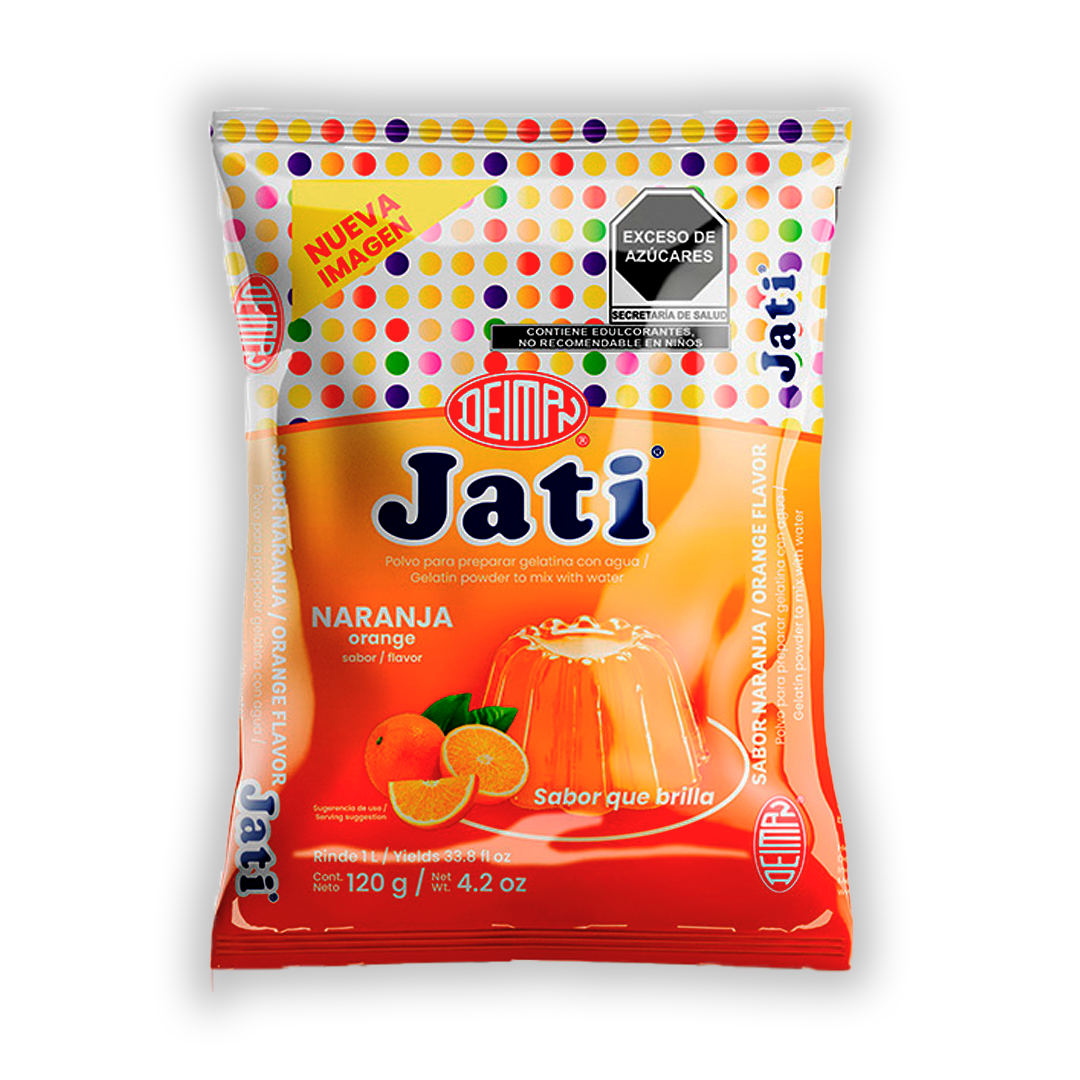 Gelatina Jati Naranja Deiman 120 gr