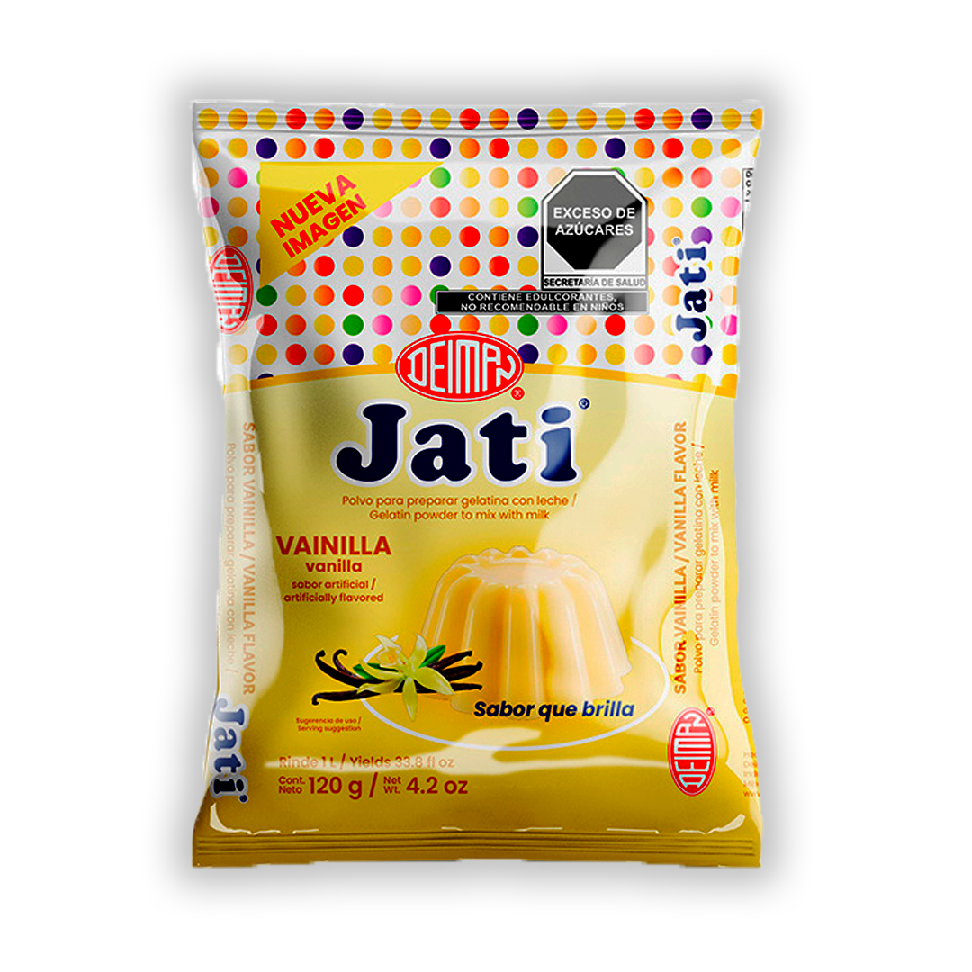 Gelatina Jati Leche Vainilla Deiman 120 gr