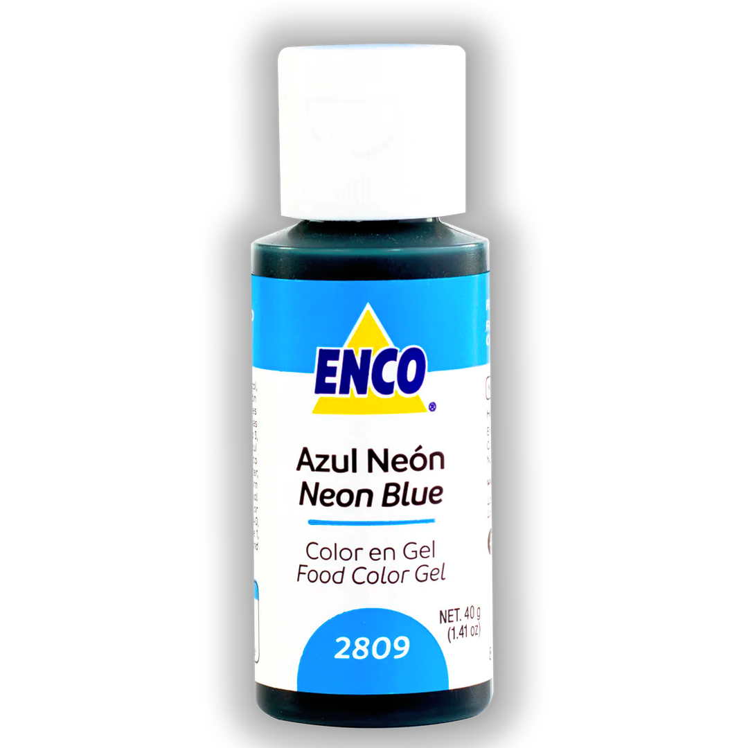 Color en Gel Azul Neon Enco 40 G