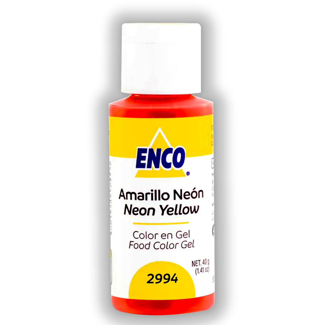 Color en Gel Amarillo Neon Enco 40 G