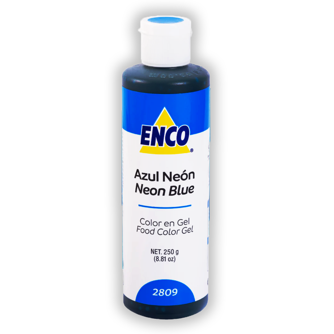 Color en Gel Azul Neon Enco 250 G