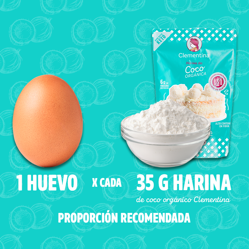 Clementina Harina De Coco Orgánica 400 g