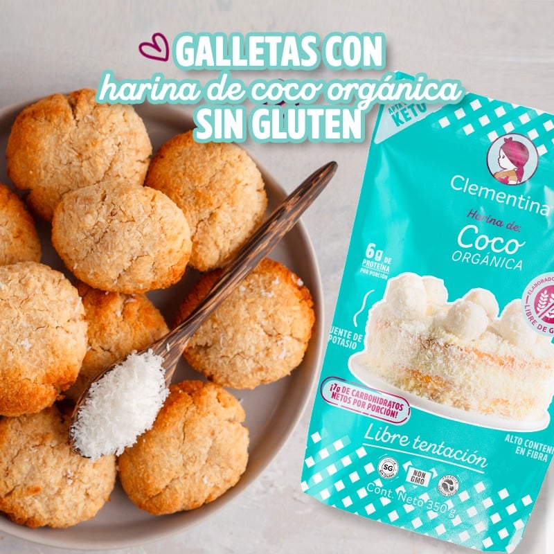 Clementina Harina De Coco Orgánica 400 g