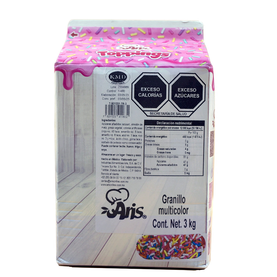Granillo Multicolor Aris 3kg