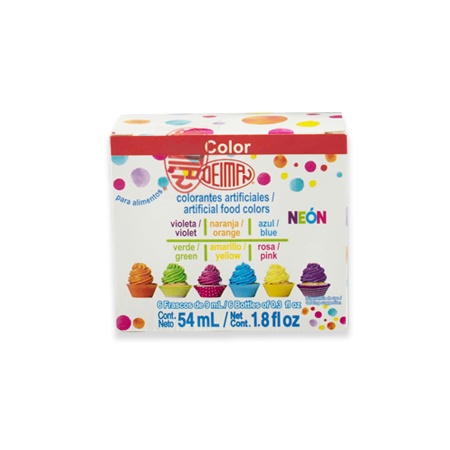 Cajilla Deiman Multicolor Neon Varios Colores 9 ml