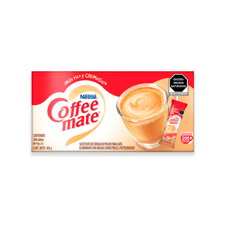 Coffe-Mate Nestle Sobres Caja con 200 Sobres