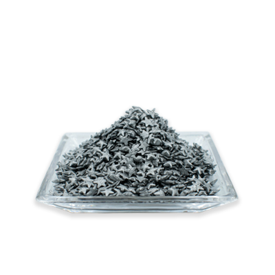 Confetti Decochef Estrella Metalizada Plata 100 g