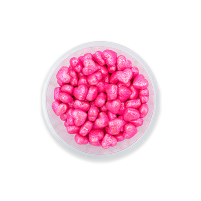 Corazón Decochef Diamantado Rosa Neon 100 g