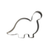 Cortador Decochef Silueta T-Rex Acero Inoxidable