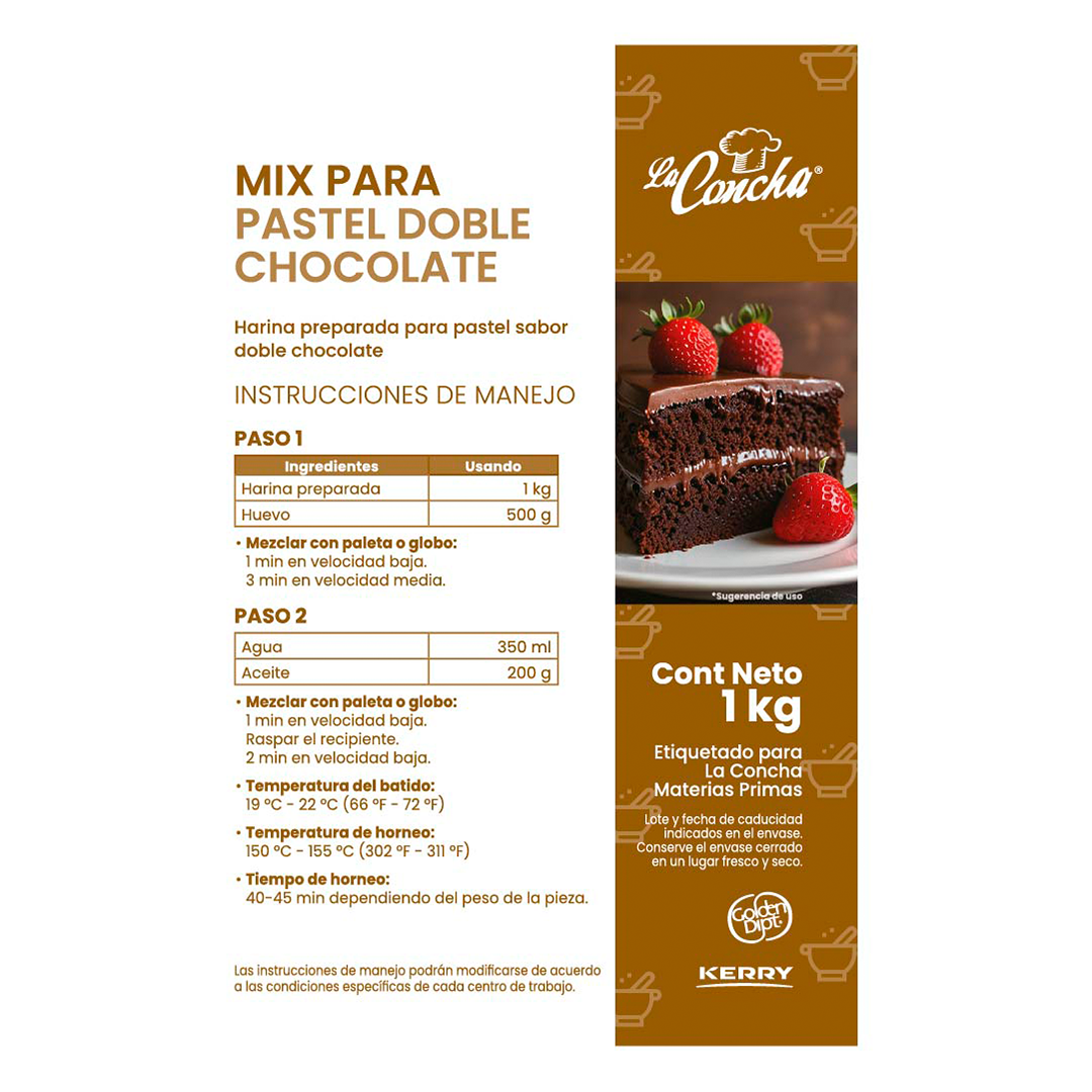 Harina Golden Dipt Doble Chocolate 1 Kg