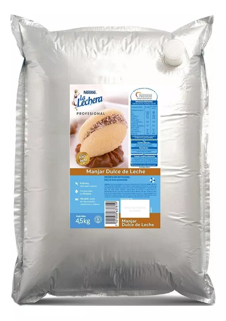 Manjar Dulce de Leche Nestle 4.5 Kg.