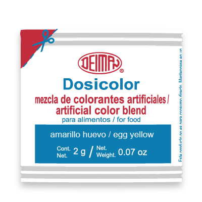 Dosicolor Color en Polvo Deiman Amarillo Huevo 2 g Sobre