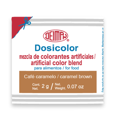 Dosicolor Color en polvo Deiman Café Caramelo 2 g Sobre