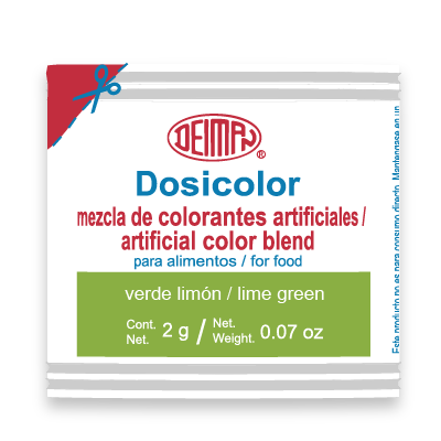 Dosicolor Color en polvo Deiman Verde Limón 2 g Sobre