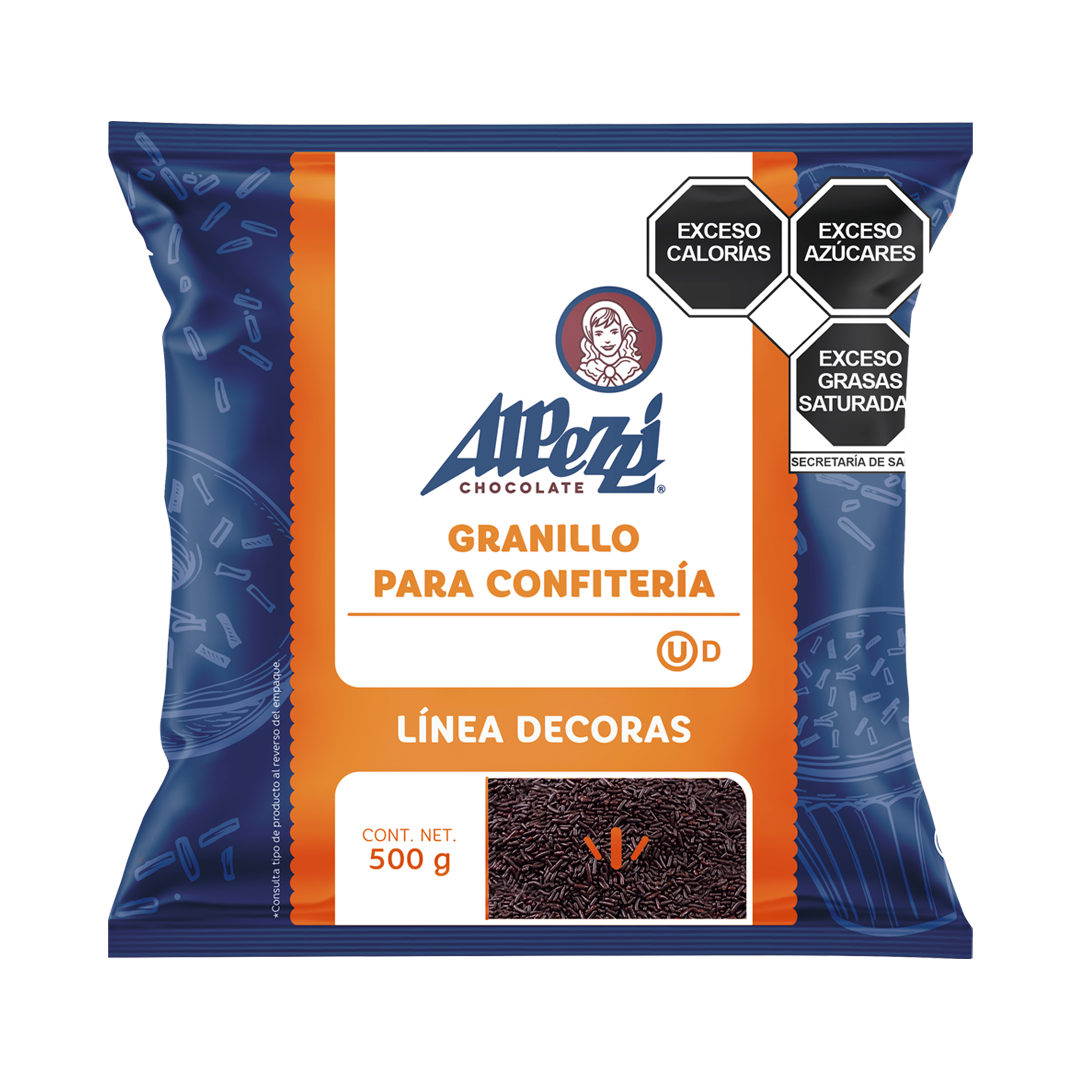 Granillo Alpezzi Chocolate Semiamargo 500 g