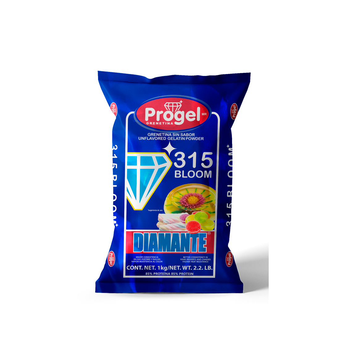 Grenetina Progel Diamante 315 Bloom  250 g