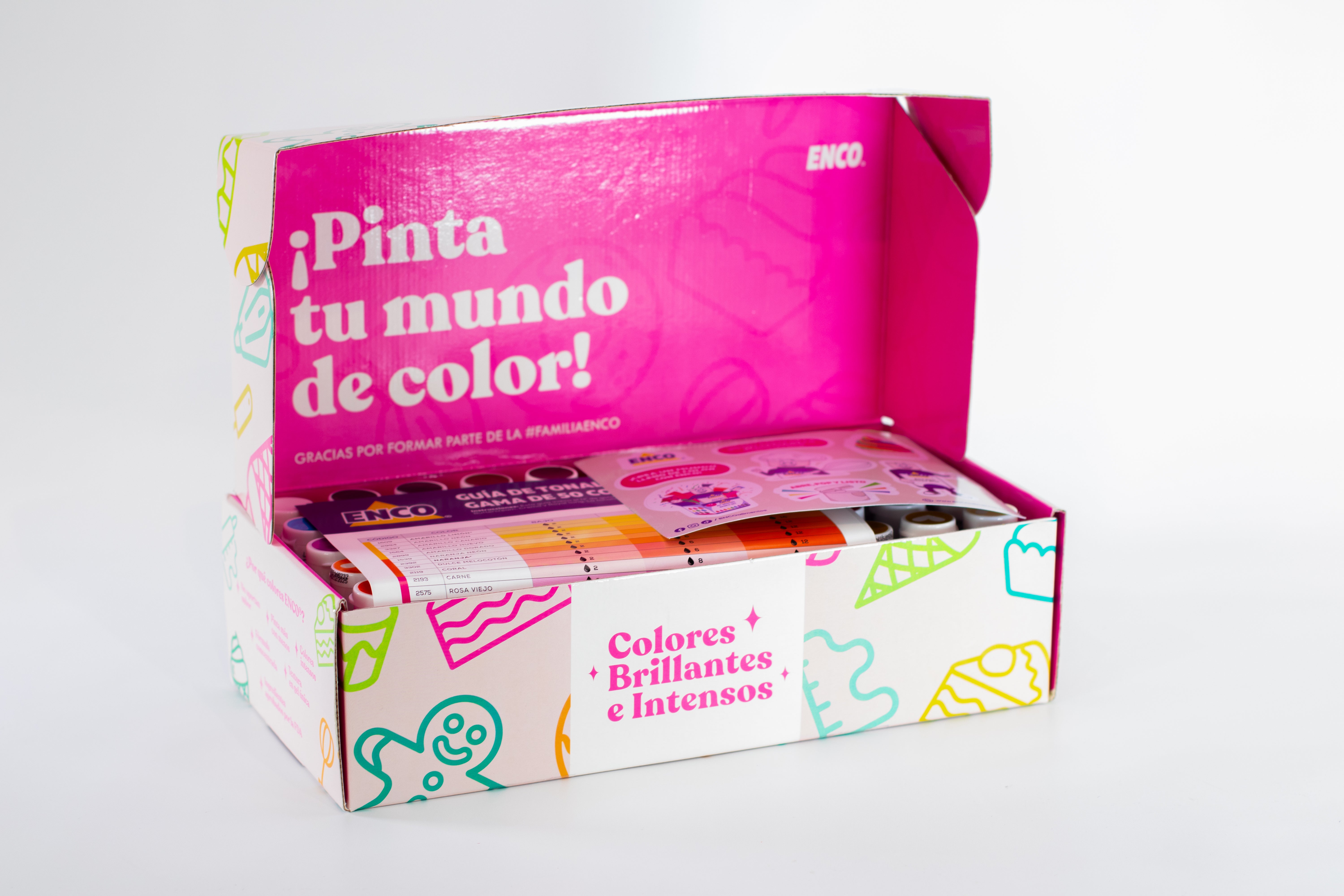 Kit de 50 colores en Gel Enco