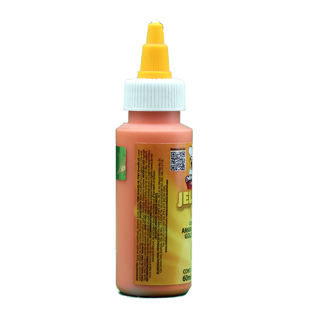 Jelly Color Amarillo Dorado Ma Baker 60 ml