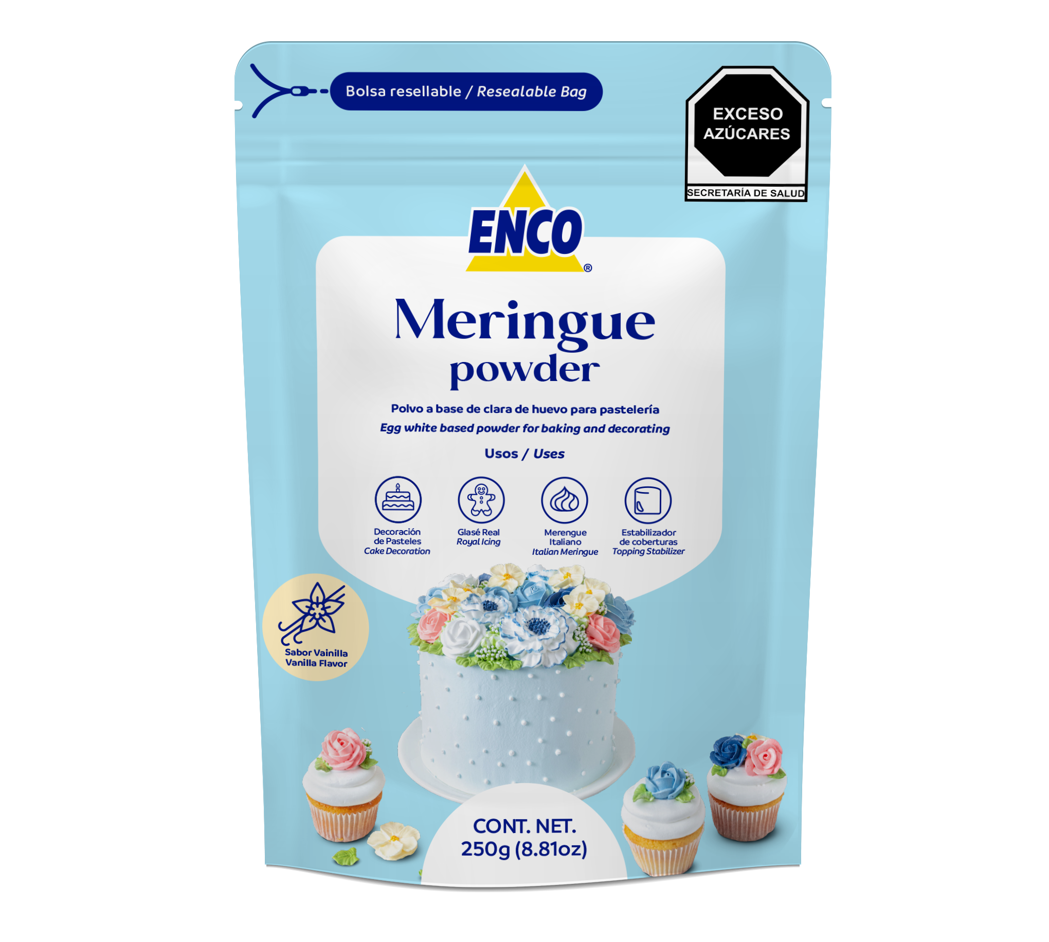 Merengue En Polvo Enco 250 g.