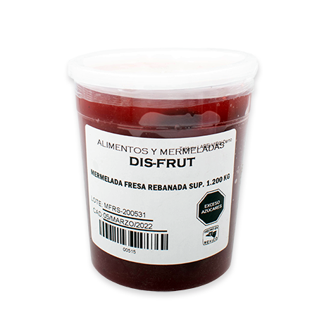 Mermelada Dis-Frut De Fresa En Rebanadas 1.2 Kgs