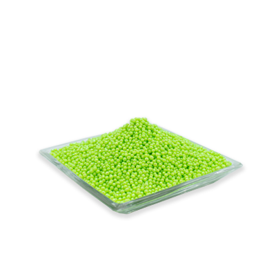 Mini Perla Decochef Diamantada Verde Neon 100 g