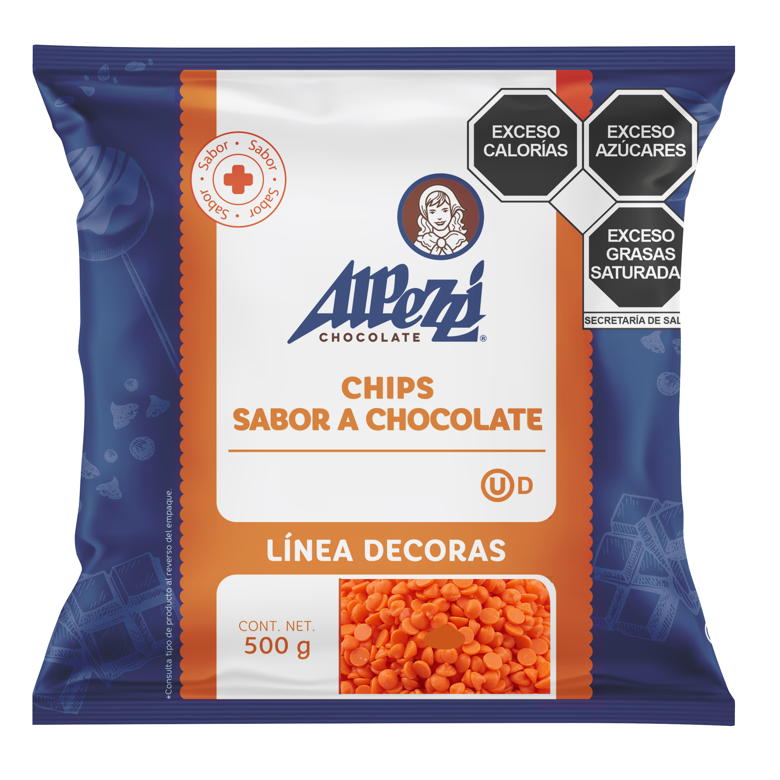 Chips Alpezzi Naranja 500 g